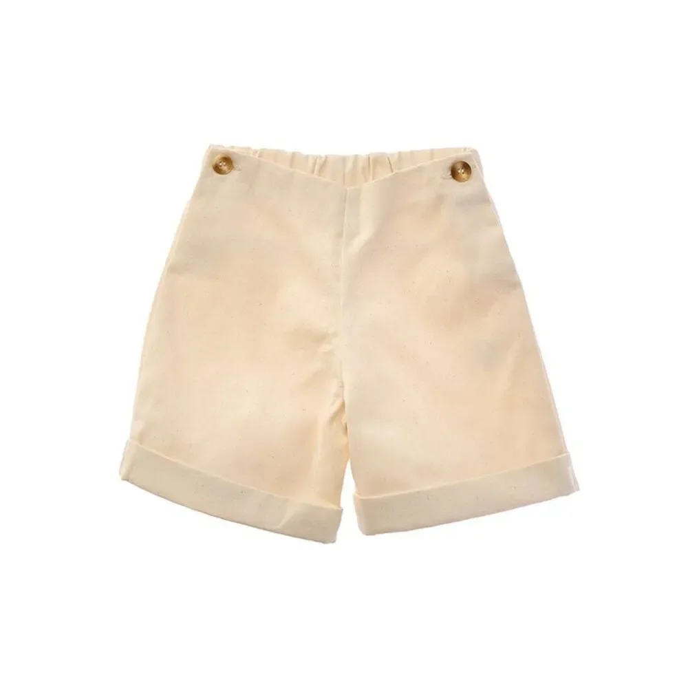 Pepa London Girls Faux Pocket Elasticated Waist Short